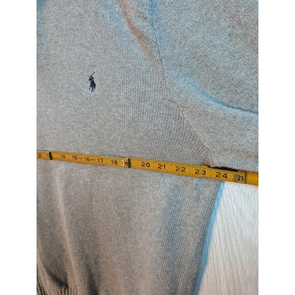 Polo Ralph Lauren 1/4 Button Pullover Sweater Mens Size 2XL Gray Long Sleeve - Picture 6 of 8